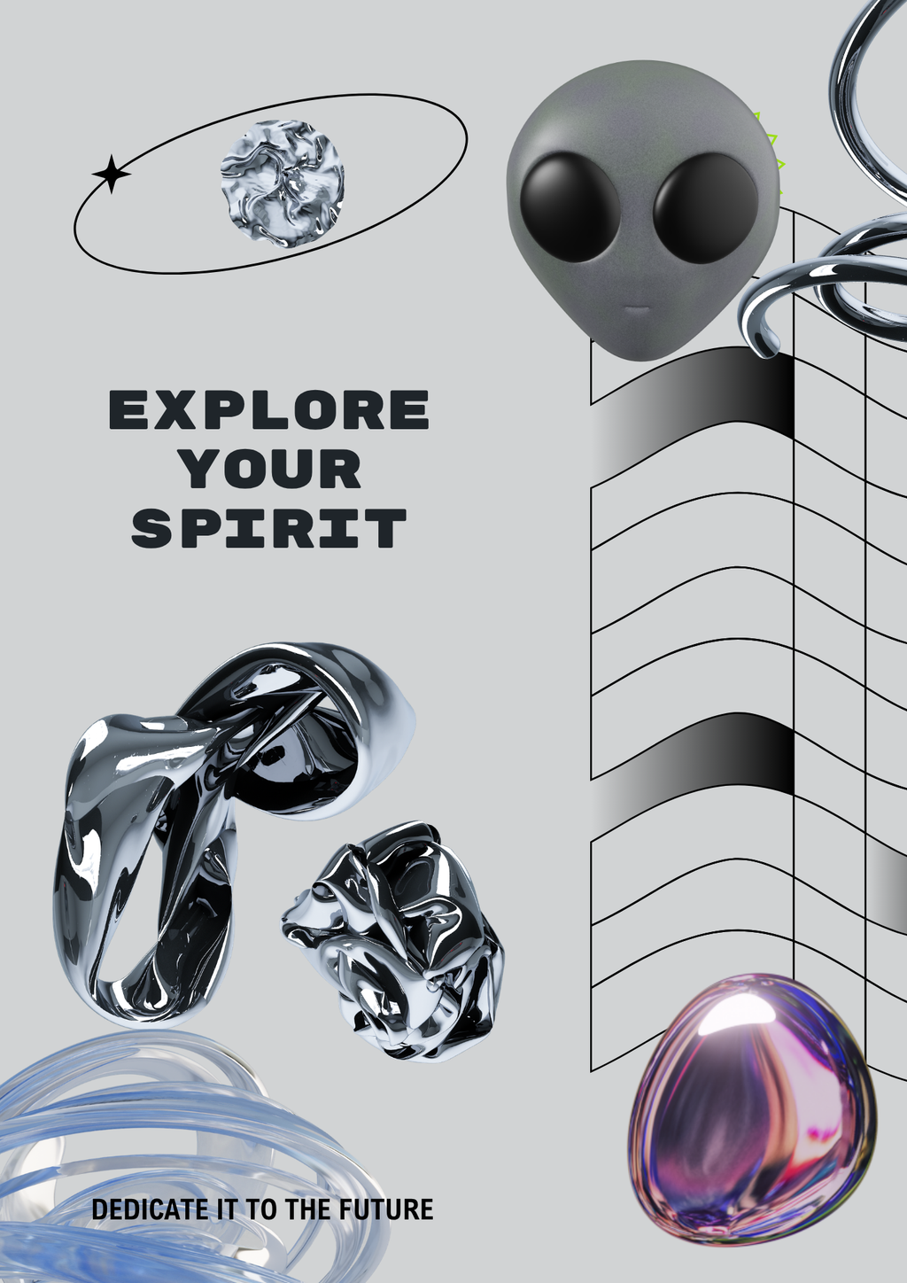 Futuristic design, ideal for room decor