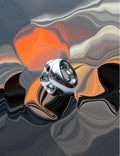 Futuristic chrome design