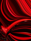 Abstract design red&black liquid metal