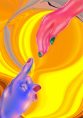 digital design with calm trippy effect